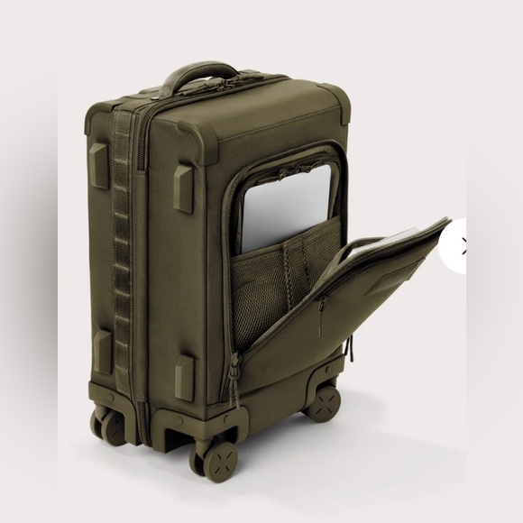 Dagne Dover Seattle Carry-On Luggage Suitcase in Dark Moss (Green) 20.5” (EUC) - Picture 3 of 13